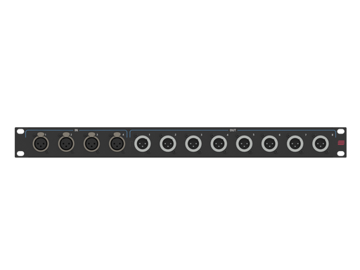 SANTOSOM Connection System 1U (D-Size, IN 4- OUT 8)