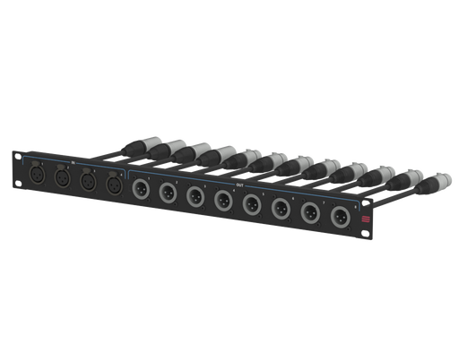 SANTOSOM Connection System 1U (D-Size, IN 4- OUT 8)