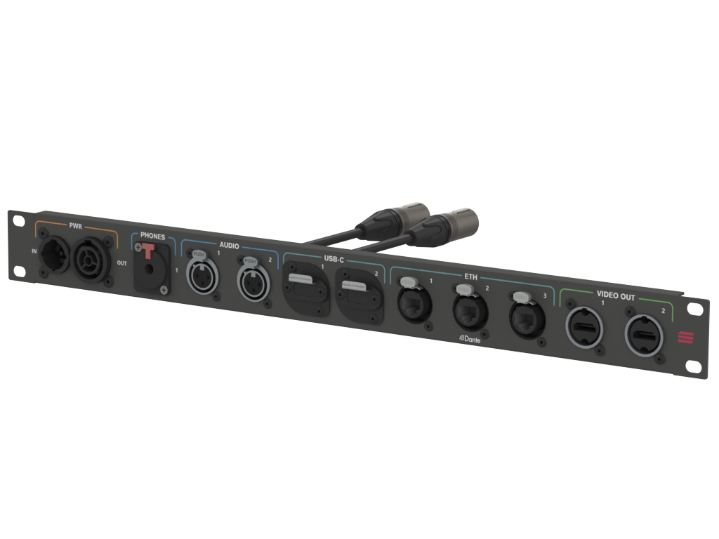 SANTOSOM Connect. System Aud.Wireless 1U(True1,NP3X,XLR,USBC,ETH,BNC)