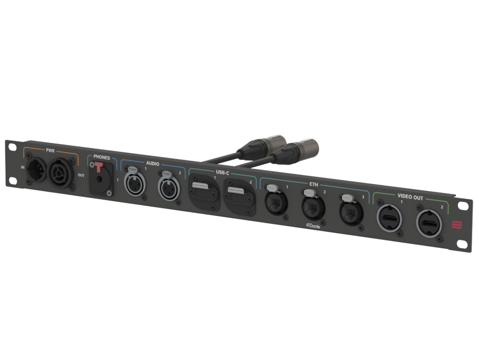 SANTOSOM Connect. System Aud.Wireless 1U(True1,NP3X,XLR,USBC,ETH,BNC)