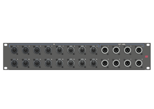 SANTOSOM Connection System Audio Wireless 2U (XLR (IN1~16/OUT1~8))