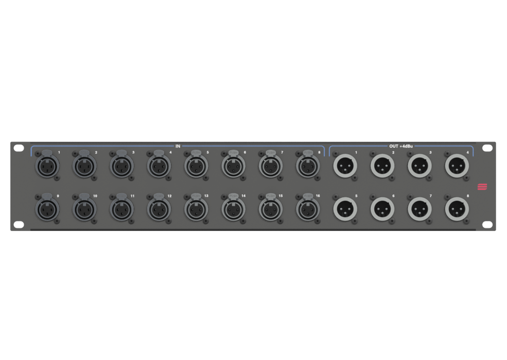 SANTOSOM Connection System Audio Wireless 2U (XLR (IN1~16/OUT1~8))