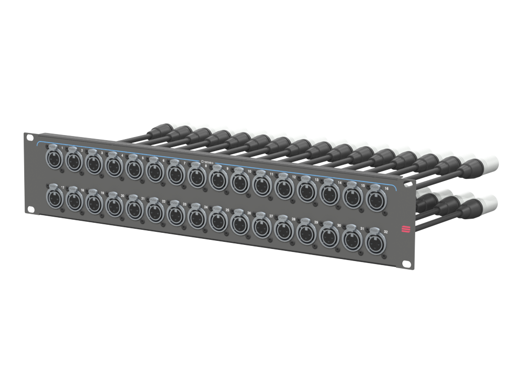 SANTOSOM Connection System Audio Wireless 2U (XLR (Channels1~32))