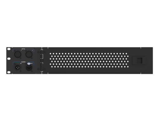 SANTOSOM HARDWARE 2U Connection System with door, (Optic 1-2, Audio In-Out)