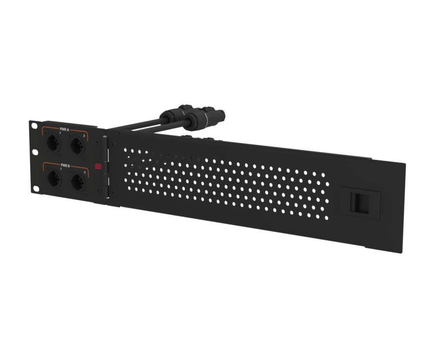 Santosom HARDWARE 2U Connection System with door, (PWR 1-4)