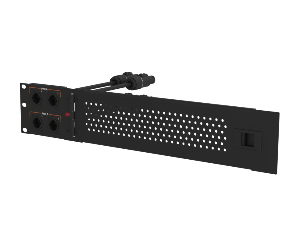 Santosom HARDWARE 2U Connection System with door, (PWR 1-4)