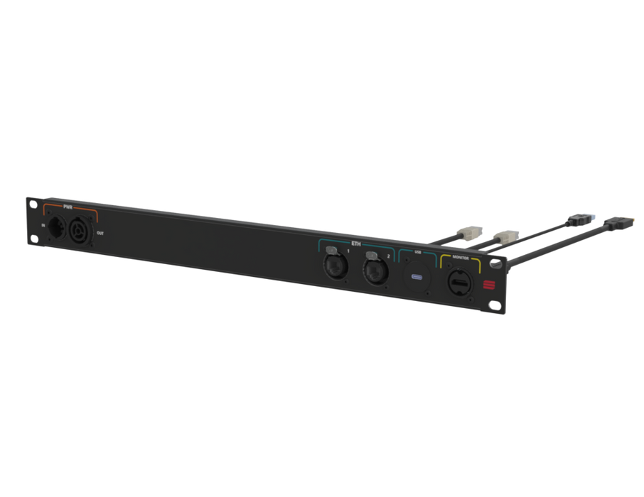 SANTOSOM Connection System Video 1U (TRU1, 2xETH 1xUSB, 1xMONITOR)