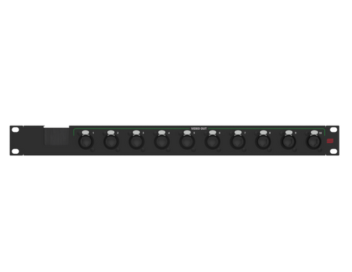 SANTOSOM HARDWARE Connection System video 1U, w/ brush (OUT 1-10)