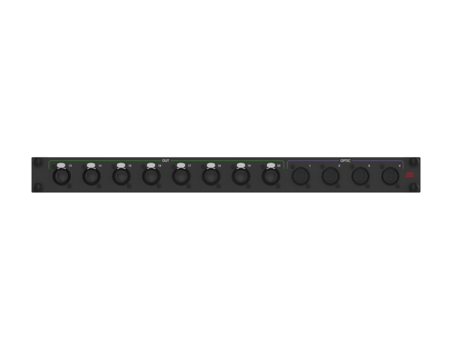 SANTOSOM Connection System Audio Wireless 1U, 12x OUT (8xETH, 4xOPT)