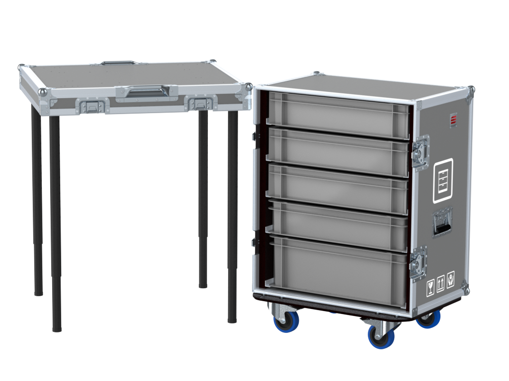 Santosom Euro container case, serie 1 100A