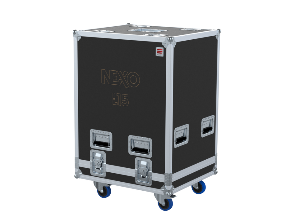 Santosom Cabinet Flight case PRO, 2x Nexo L15