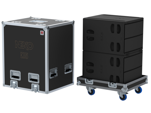 Santosom Cabinet Flight case PRO, 2x Nexo L15