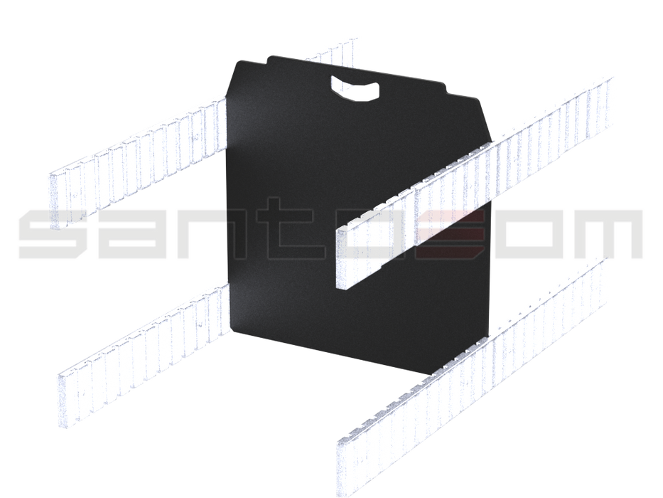 Partition wall for trunk 60.60