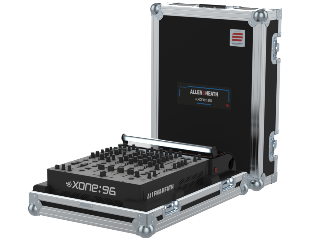 SANTOSOM Hand Case PRO, Allen&Heath XONE:96 w/doghouse & illuminator