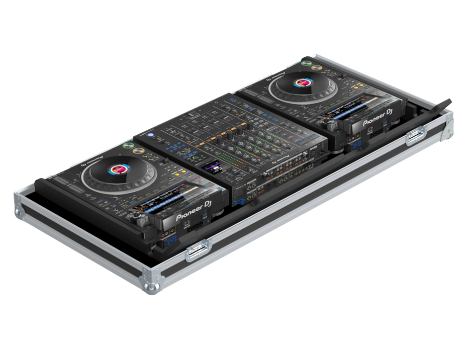 Santosom DJ Flight case, Regie 2x Pioneer CDJ3000 + 1x Pioneer DJM-A9