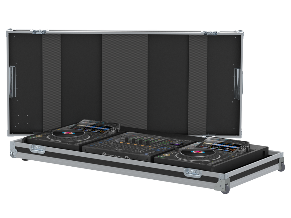 Santosom DJ Flight case, Regie 2x Pioneer CDJ3000 + 1x Pioneer DJM-A9