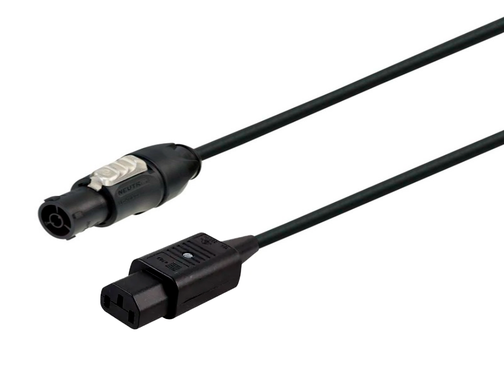 SANTOSOM Cable 3/1,5 Schuko PoweCON TRUE1 Male/IEC C13