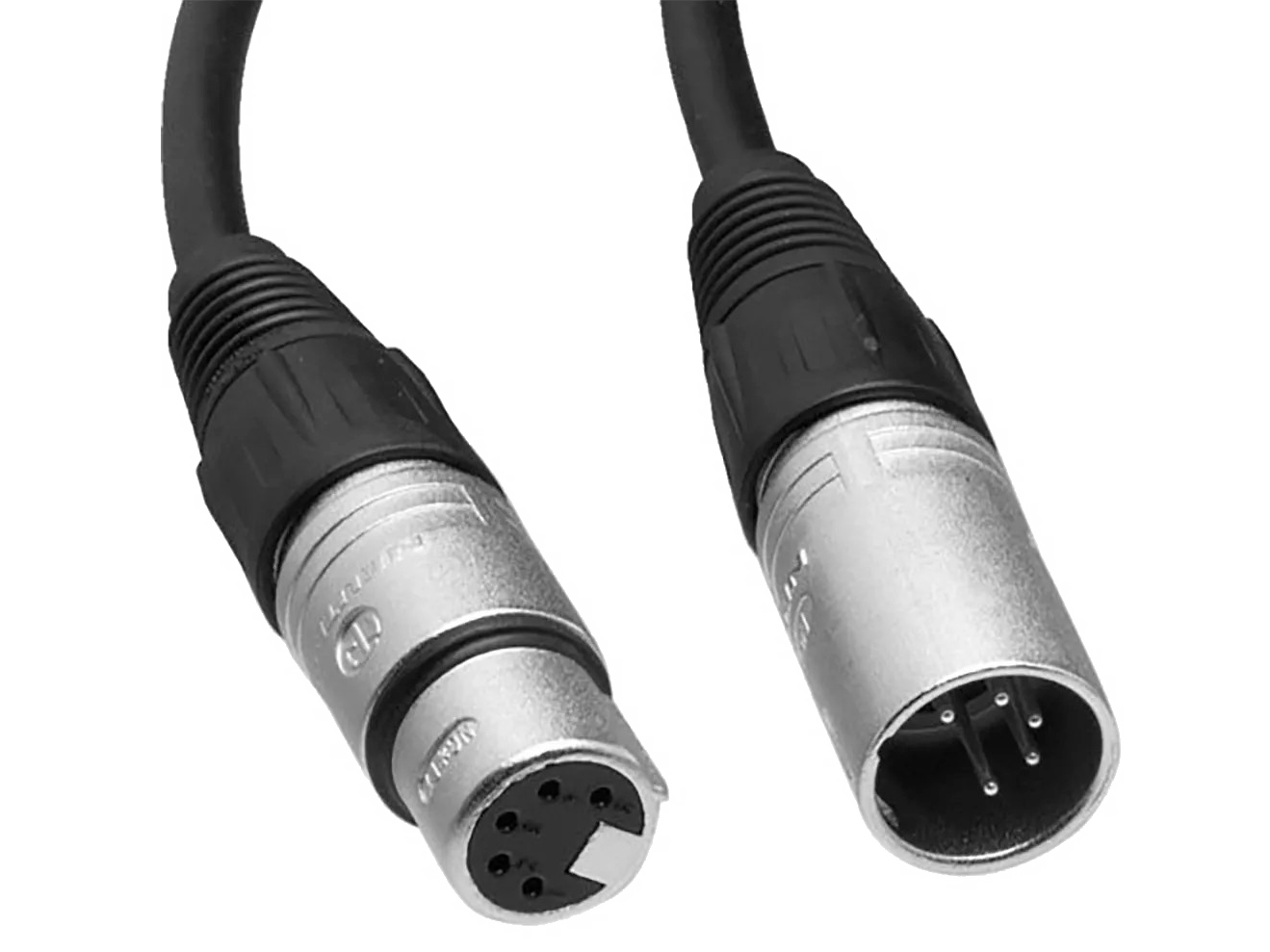 DMX Cable XLR male 5P to XLR female 5P
