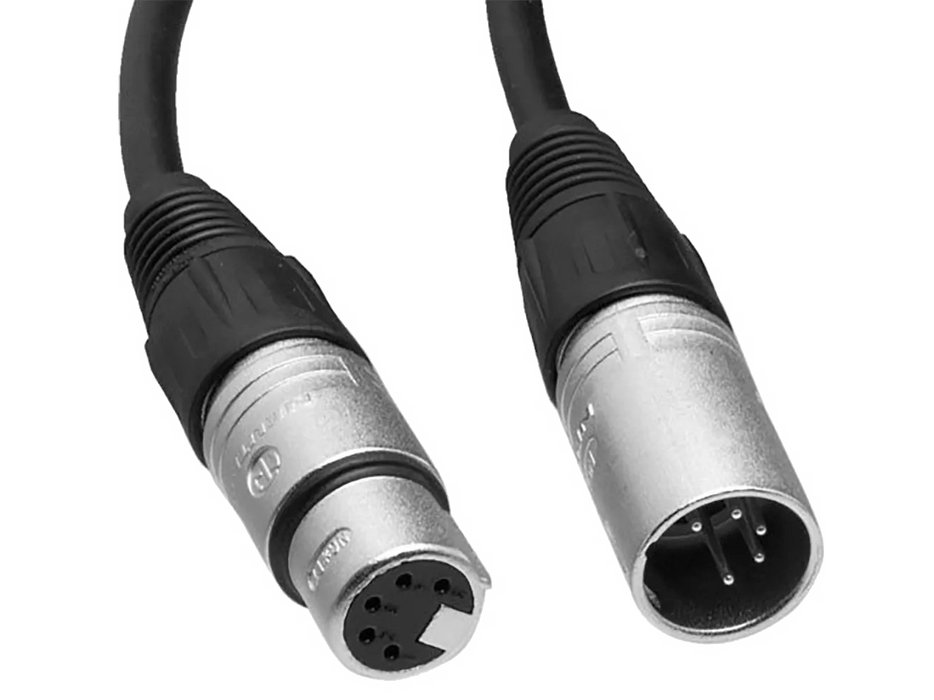 DMX Cable XLR male 5P to XLR female 5P