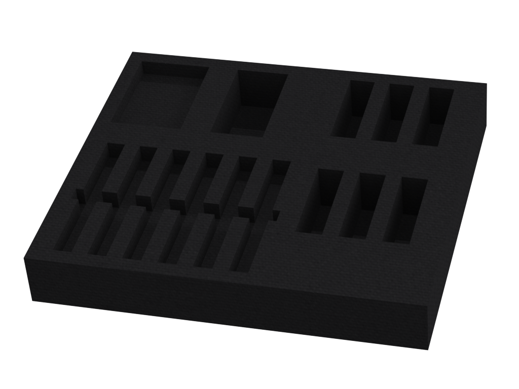 Santosom   22" Drawer Foam 2U, Beta 52 + Beta 91A + E604/904 + SM81