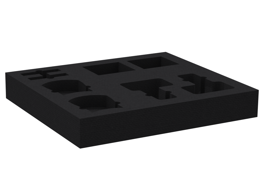 Santosom   22" Drawer Foam 2U, Beta 52, E904, KM184, E901