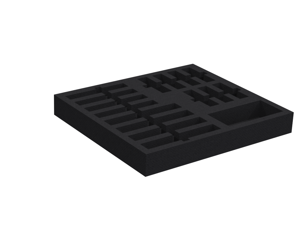 Santosom   22" Drawer Foam 2U, BG 4.1, C1000s, E604