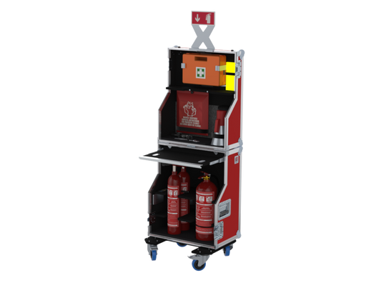 SANTOSOM  Flight case PRO, 911 - Emergência de Incêndios e 1º Socorros