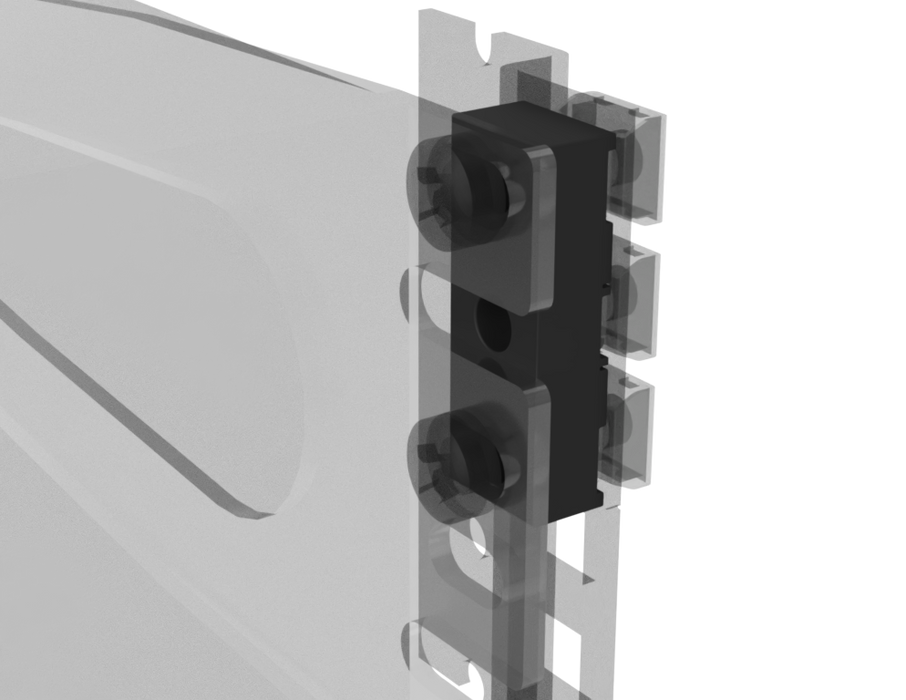 HARDWARE Plastic Spacer, PRUMO.1006 (43x16x10)