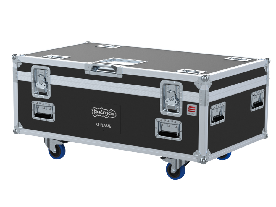 Santosom Flight case PRO, 4x Galaxis G-Flame + Power Upgrade + acess.