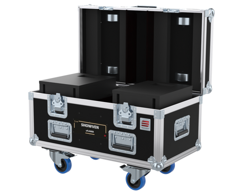 Santosom Projector Flight case PRO, 2x SHOWVEN uFLAMER