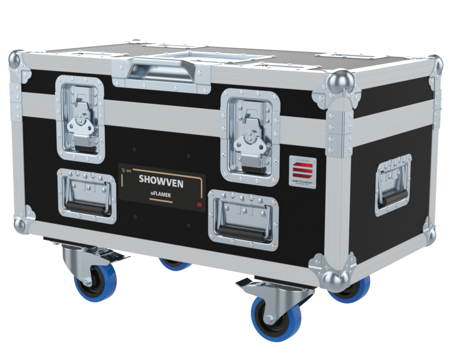 Santosom Projector Flight case PRO, 2x SHOWVEN uFLAMER