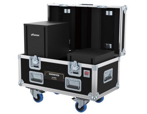 Santosom Projector Flight case PRO, 2x SHOWVEN uFLAMER