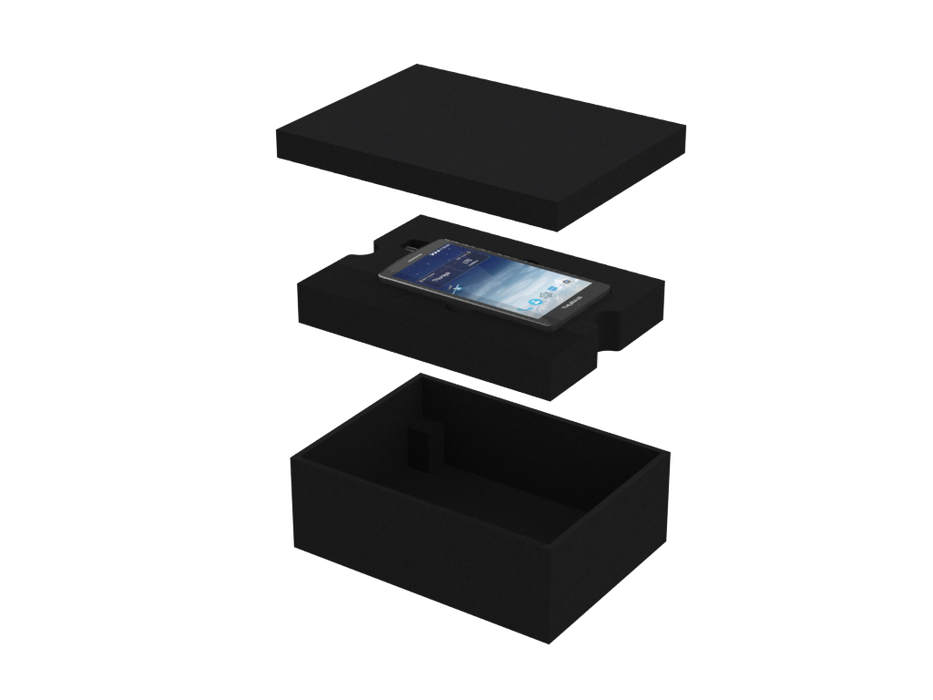 PLASTIC CASES FOAM Foam HD, Plastic Cases 2209BE - Thuraya X5-Touch