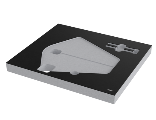 SANTOSOM   Espuma Modular 1U, 1x Sennheiser A2003