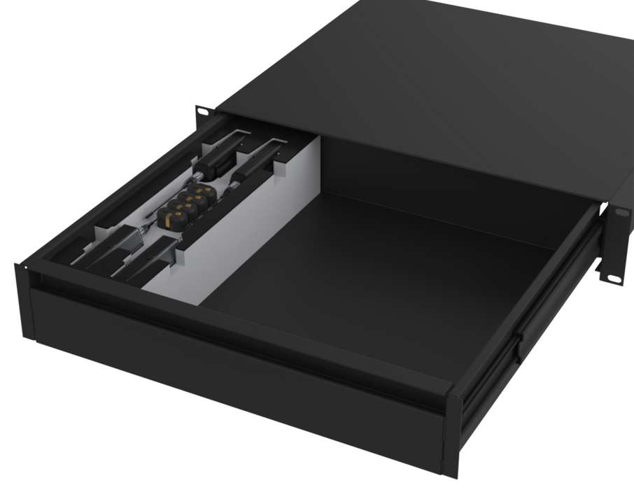 SANTOSOM   Mousse Modulaire 2U, 4x Shure AD1