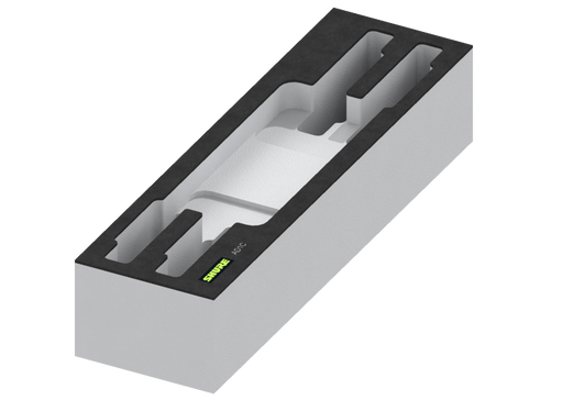 SANTOSOM   Mousse Modulaire 2U, Shure 4x AD1C