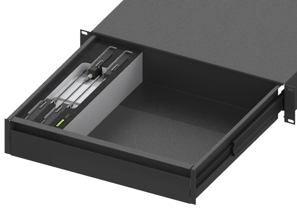 SANTOSOM   Mousse Modulaire 2U, Shure 4x AD1C