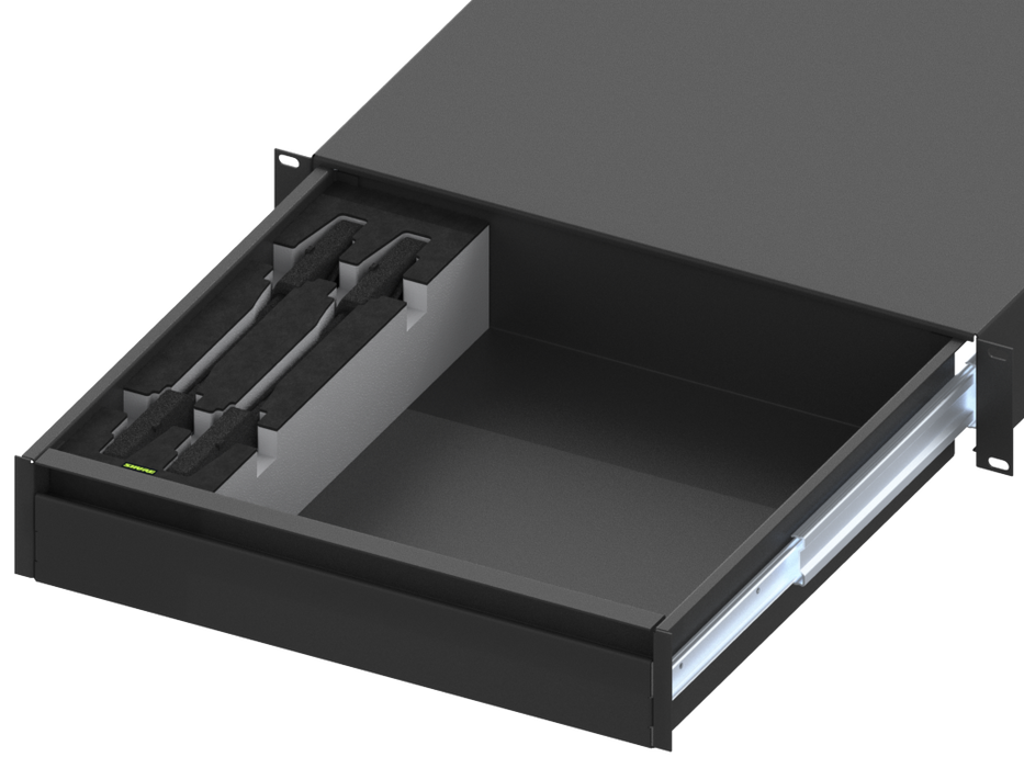 SANTOSOM   Espuma Modular 2U, Shure 4x AD1R