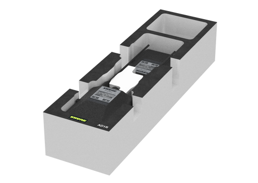 SANTOSOM   Espuma Modular 2U, Shure 2x AD1R + Acess.