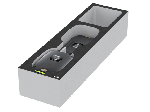 SANTOSOM   Espuma Modular 2U, Shure 2x AD1S + Acess.