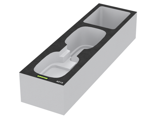 SANTOSOM   Espuma Modular 2U, Shure 2x AD1S + Acess.