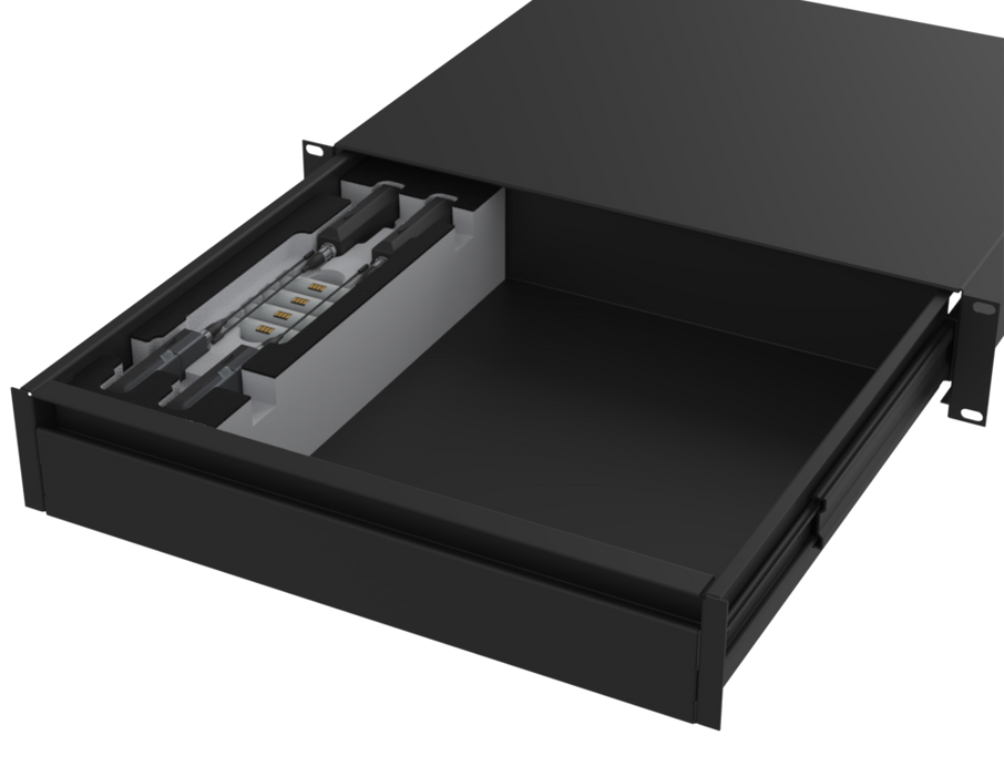 SANTOSOM Modular Foam 2U, Shure 4x ADX1