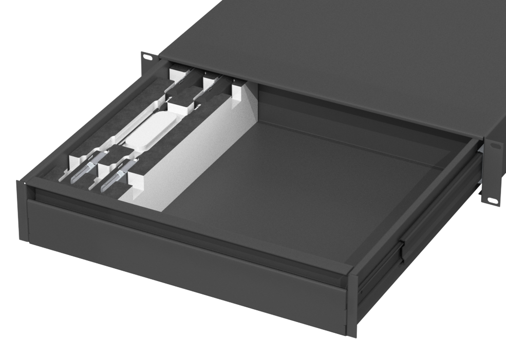 SANTOSOM   Espuma Modular 2U, Shure 4x ADX1