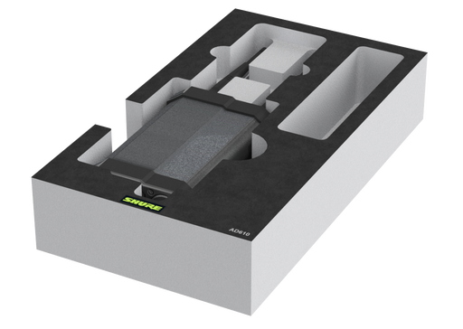 SANTOSOM   Espuma Modular 2U, Shure 1x AD610