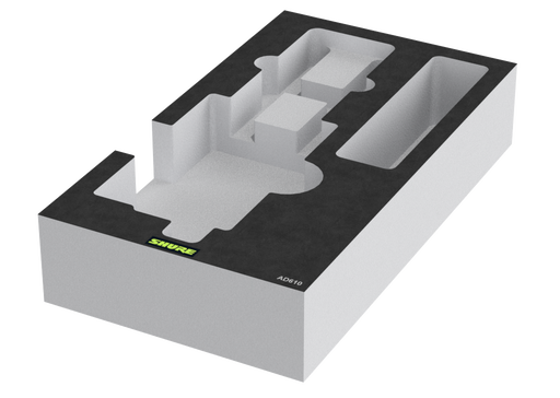 SANTOSOM   Espuma Modular 2U, Shure 1x AD610