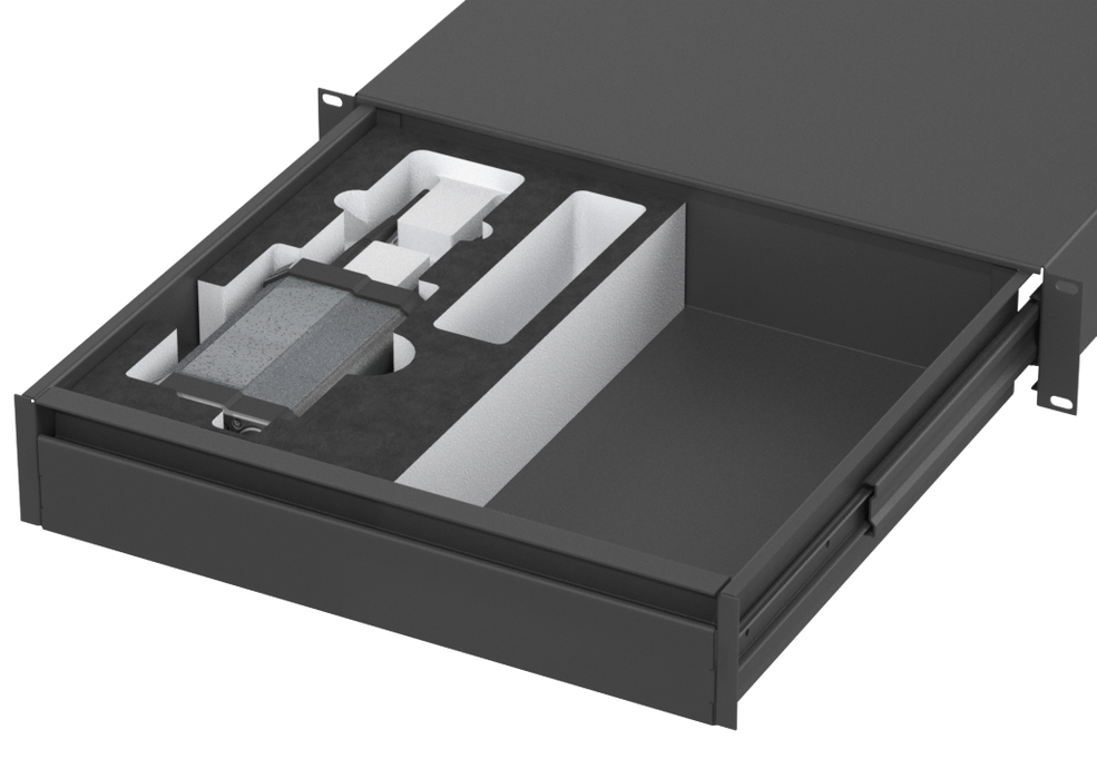 SANTOSOM   Espuma Modular 2U, Shure 1x AD610