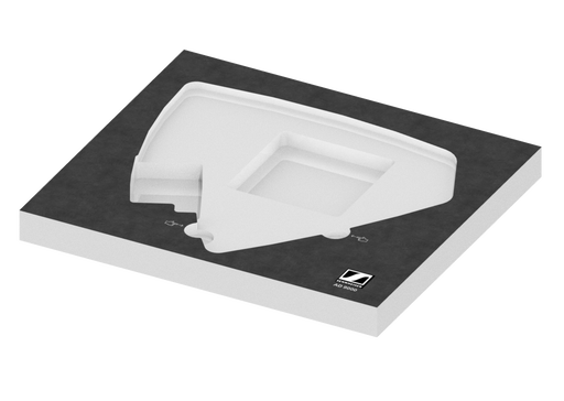 SANTOSOM   Espuma Modular 2U, Sennheiser 1x AD9000