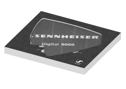 SANTOSOM   Espuma Modular 2U, Sennheiser 1x AD9000