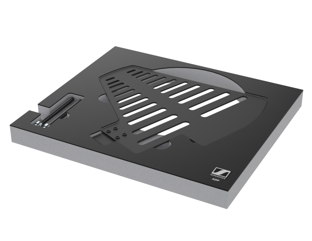 SANTOSOM   Espuma Modular 1U, Sennheiser ADP