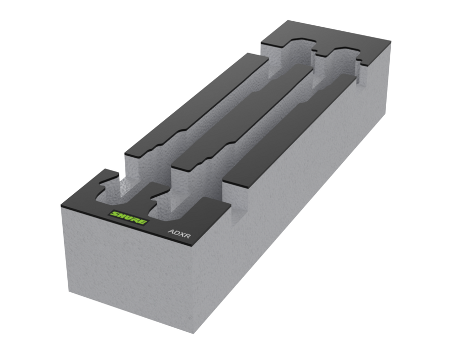 SANTOSOM Espuma Modular 2U, 4x Shure ADXR